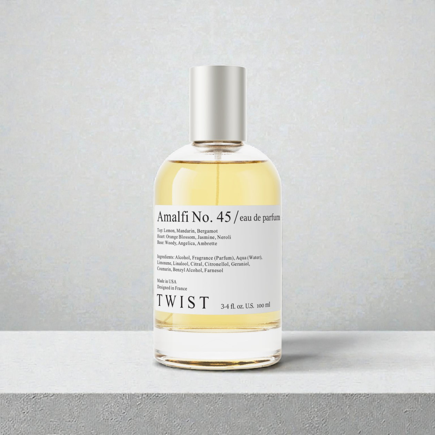 Amalfi No. 45 - Perfume Unisex Fresco Cítrico | Inspirado en Neroli Portofino